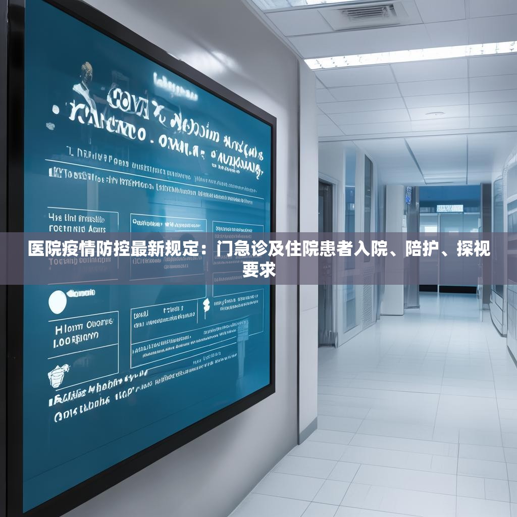 医院疫情防控最新规定：门急诊及住院患者入院、陪护、探视要求