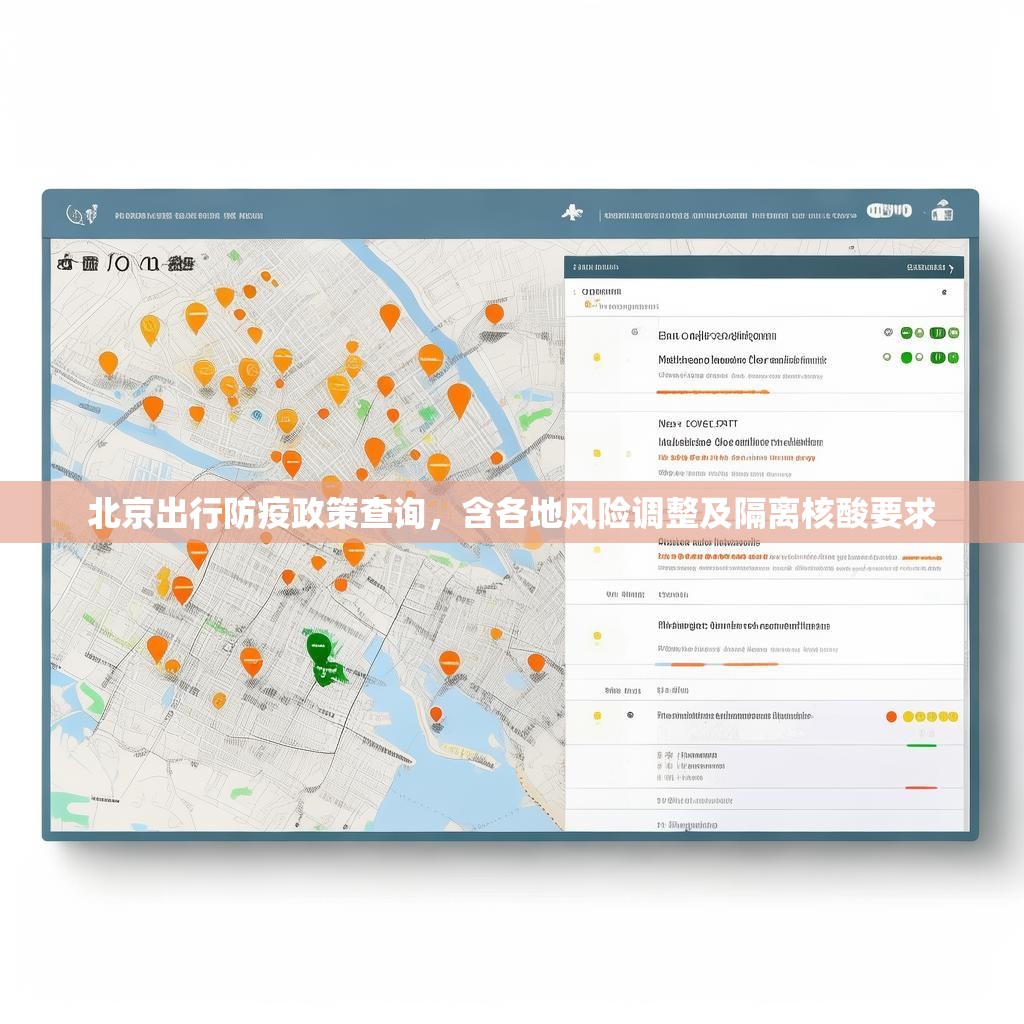北京出行防疫政策查询，含各地风险调整及隔离核酸要求
