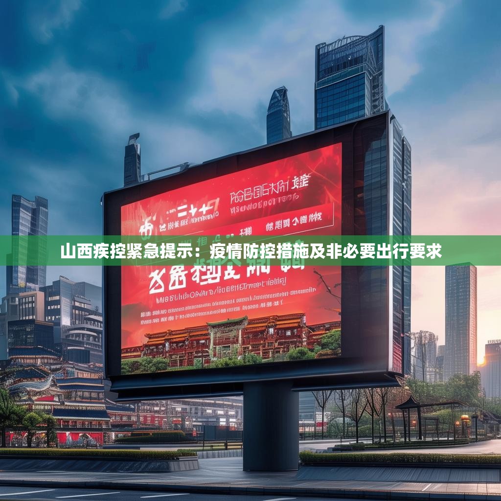 山西疾控紧急提示：疫情防控措施及非必要出行要求