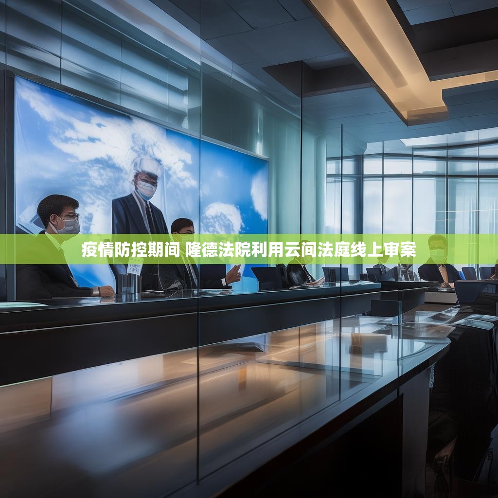 疫情防控期间 隆德法院利用云间法庭线上审案