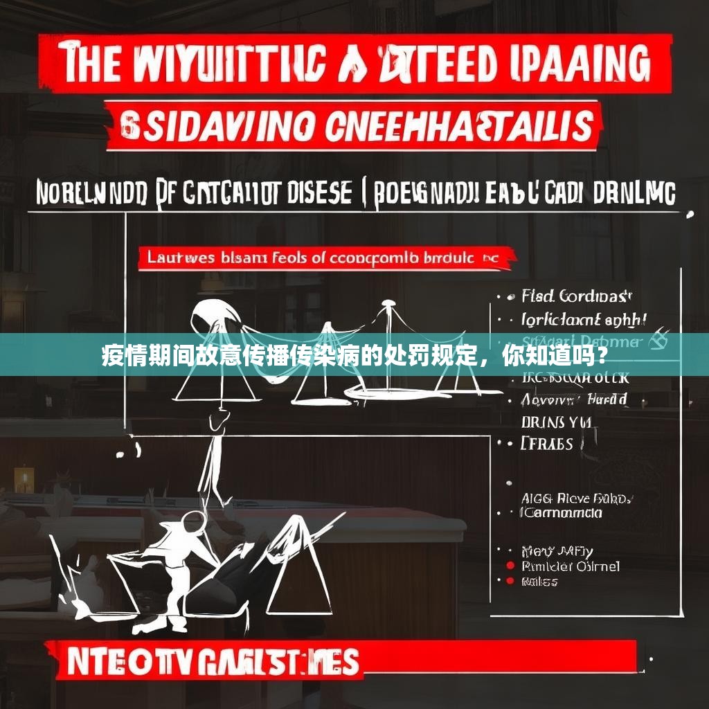 疫情期间故意传播传染病的处罚规定，你知道吗？