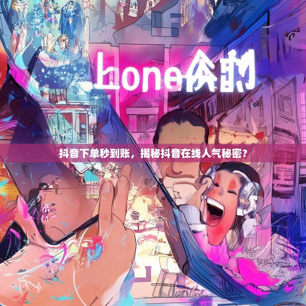 抖音下单秒到账，揭秘抖音在线人气秘密？