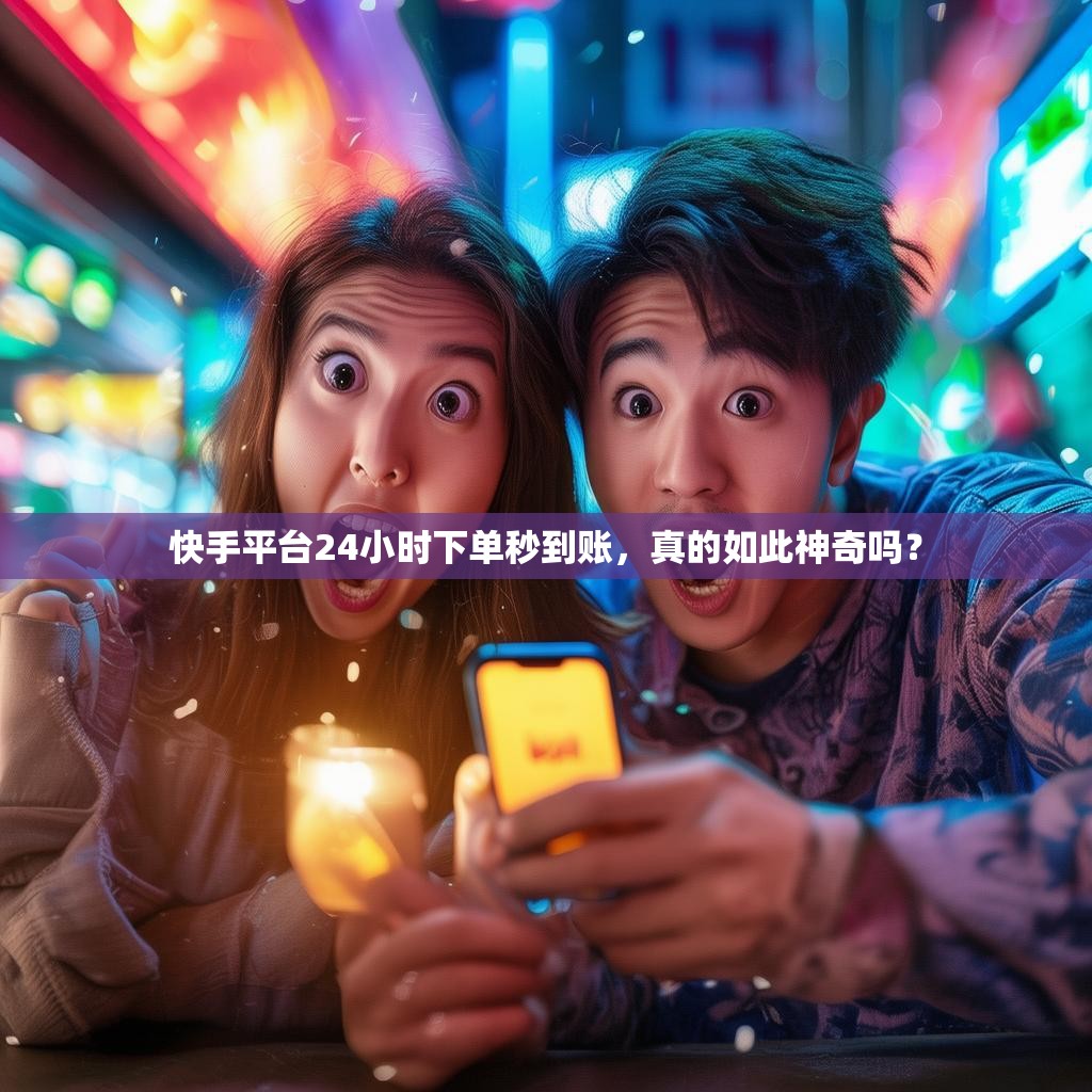 快手平台24小时下单秒到账，真的如此神奇吗？