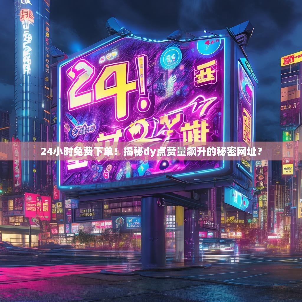 24小时免费下单！揭秘dy点赞量飙升的秘密网址？